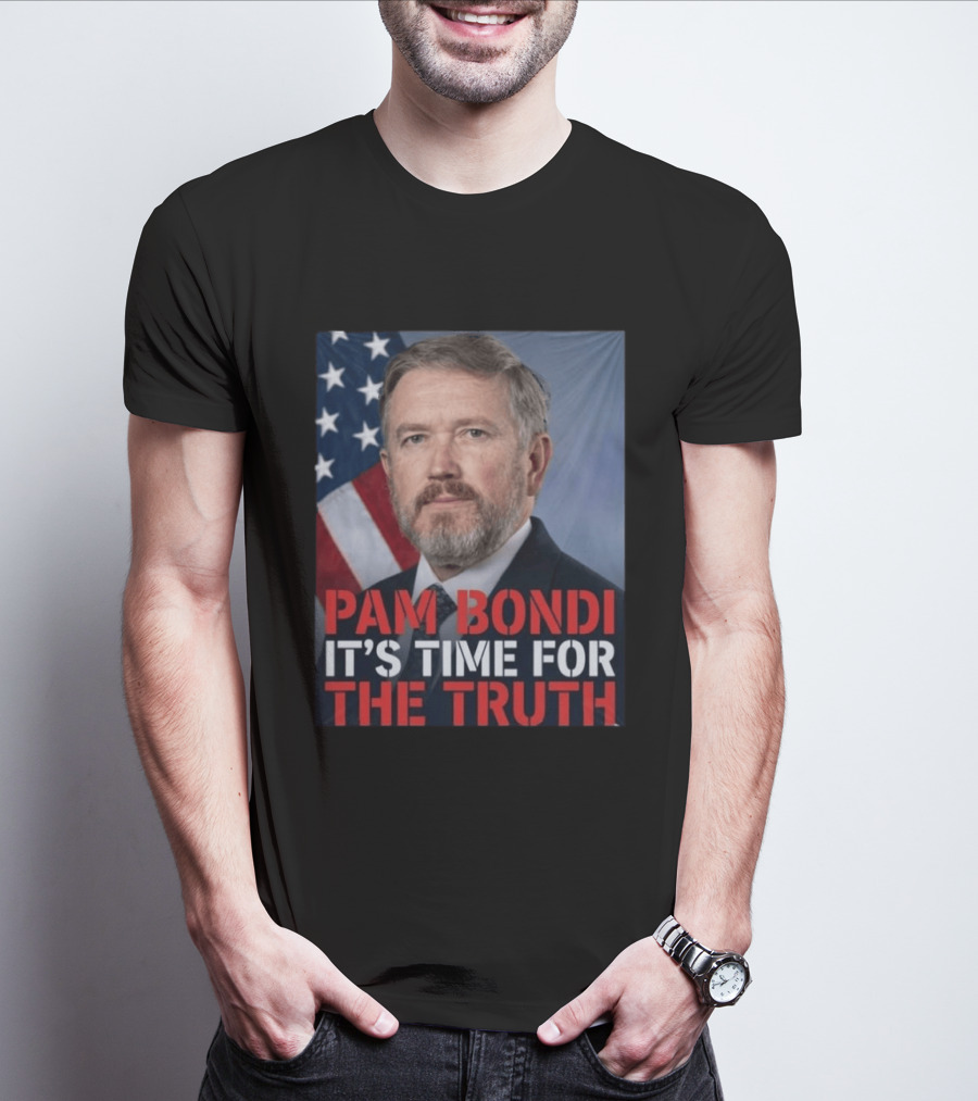 Pam Bondi It's Time For The Truth American Flag Politics T-Shirt
