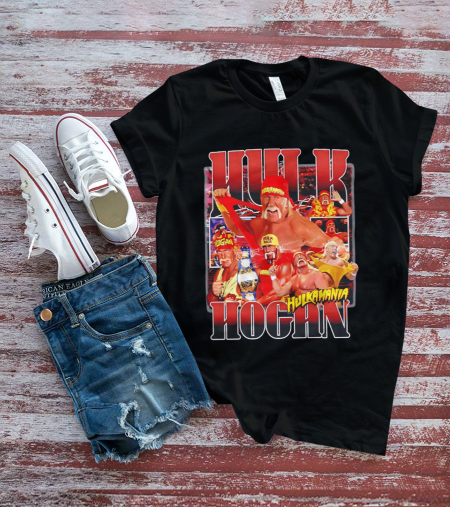 Hulk Hogan Hulkamania Memorial RIP Iconic Wrestling Legend T-Shirt