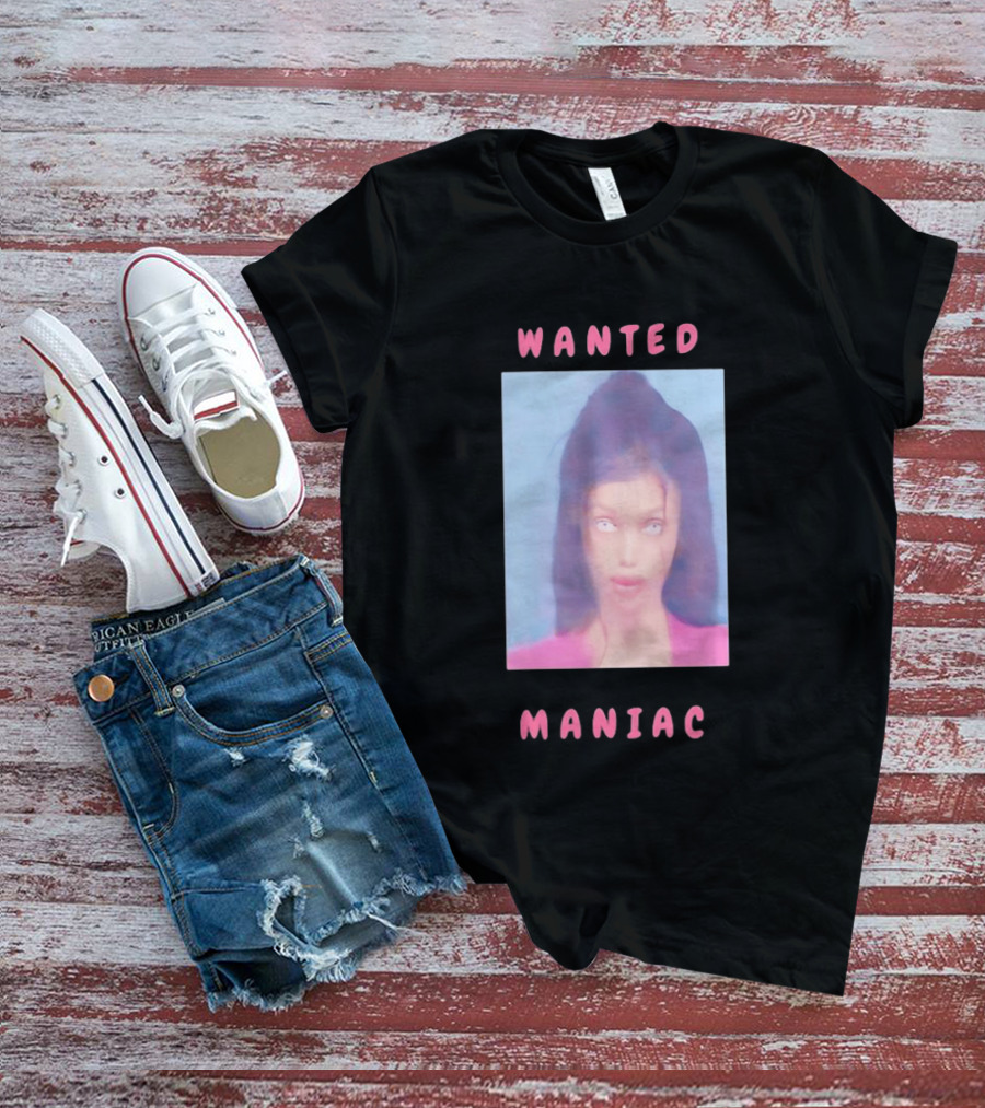 Wanted Maniac 2026 Surreal Doll Aesthetic With Glowing Eyes T-Shirt