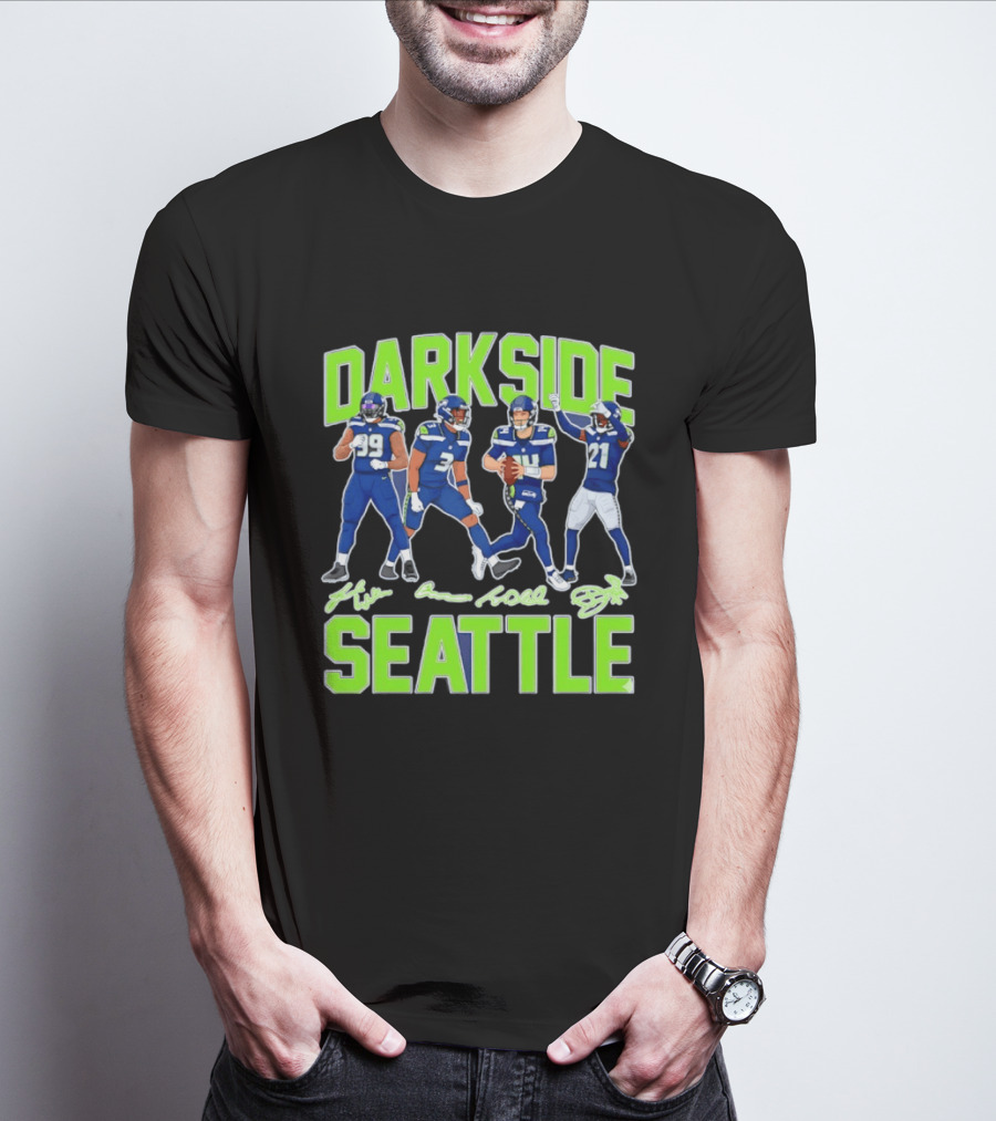 Dark Side Seattle Williams Emmanwori Jones Witherspoon Football Team Players T-Shirt
