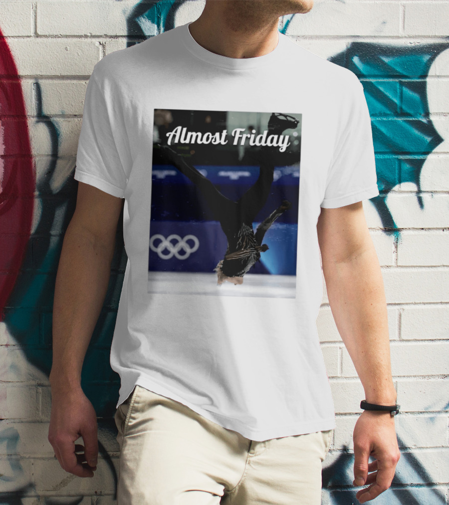 Almost Friday Skating Backflip Olympics Iconic Moment T-Shirt