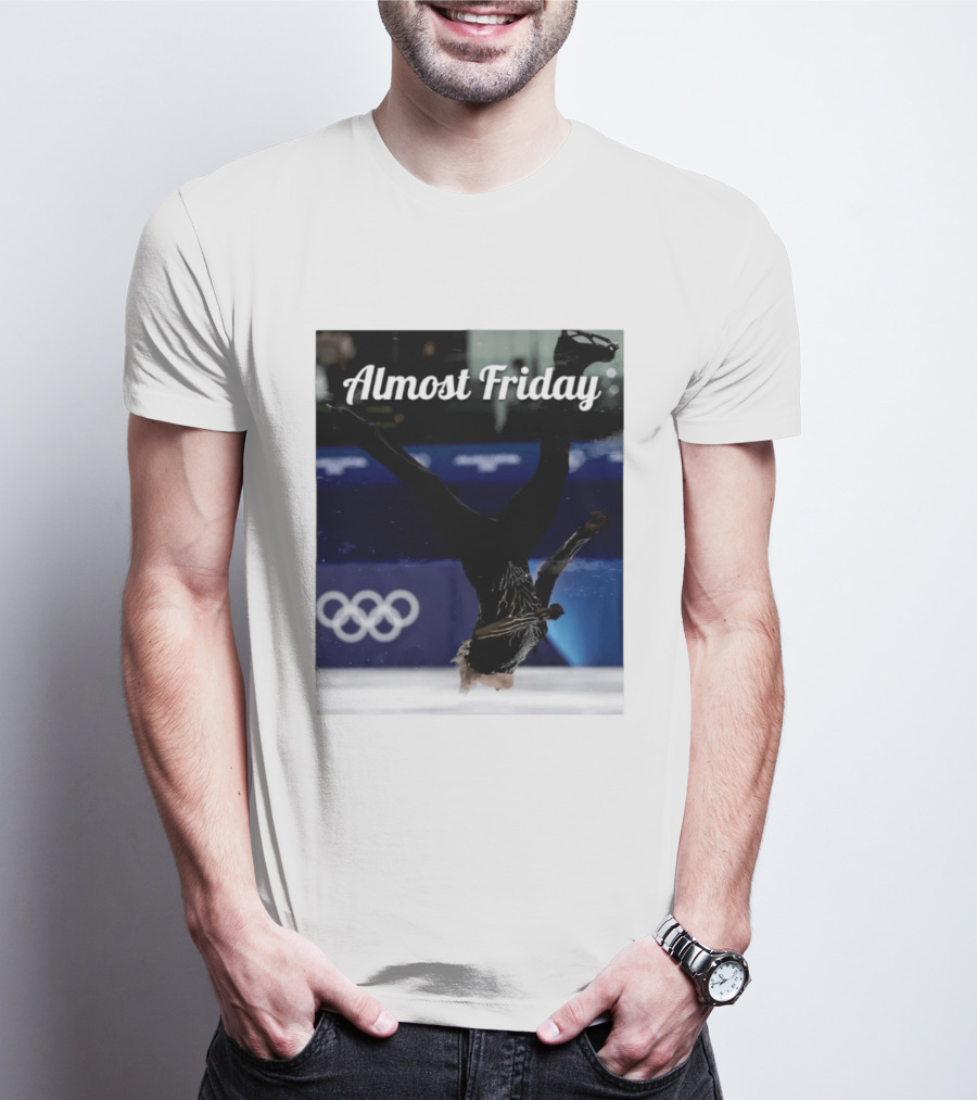 Almost Friday Skating Backflip Olympics Iconic Moment T-Shirt