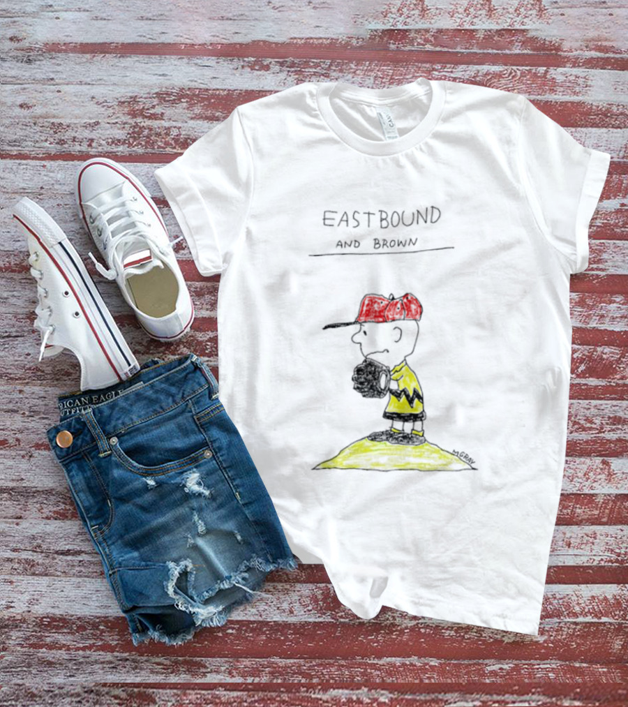 Eastbound And Brown Charlie Comic Baseball Pitcher T-Shirt