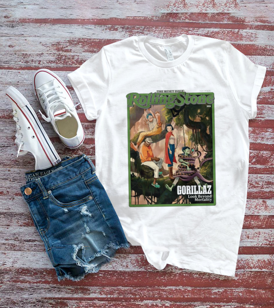 The Reset Issue Rolling Stone India Gorillaz Look Beyond Mortality T-Shirt