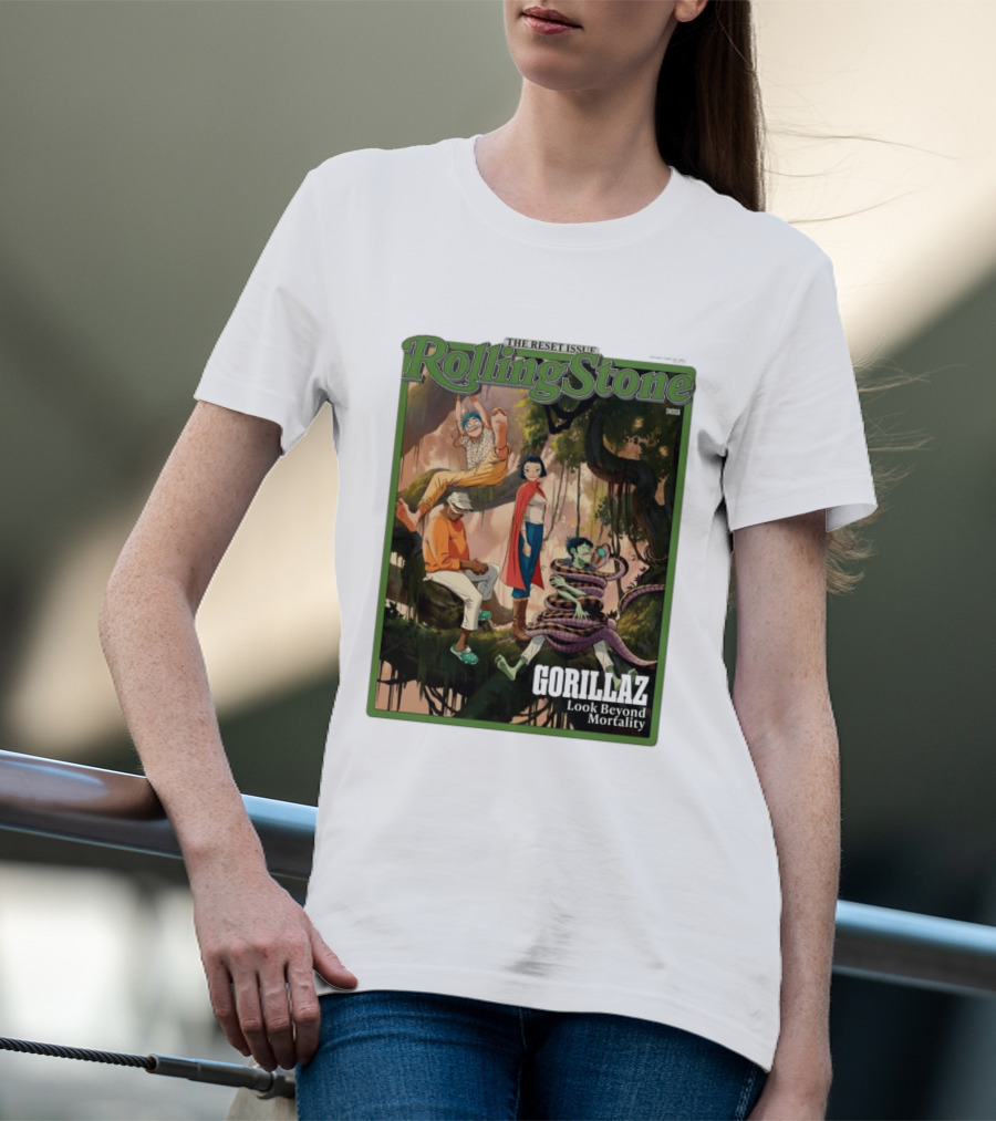 The Reset Issue Rolling Stone India Gorillaz Look Beyond Mortality T-Shirt