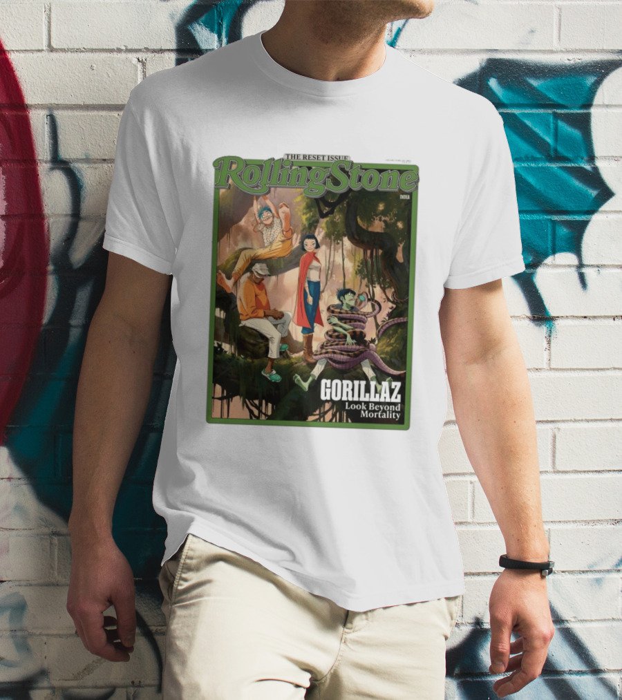 The Reset Issue Rolling Stone India Gorillaz Look Beyond Mortality T-Shirt