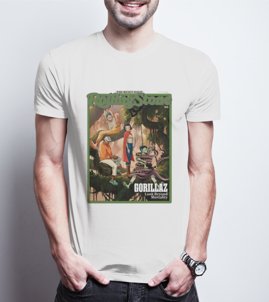 The Reset Issue Rolling Stone India Gorillaz Look Beyond Mortality T-Shirt