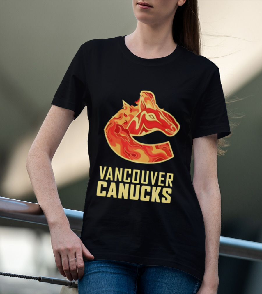 Vancouver Canucks Lunar New Year Horsefire 2026 T-Shirt