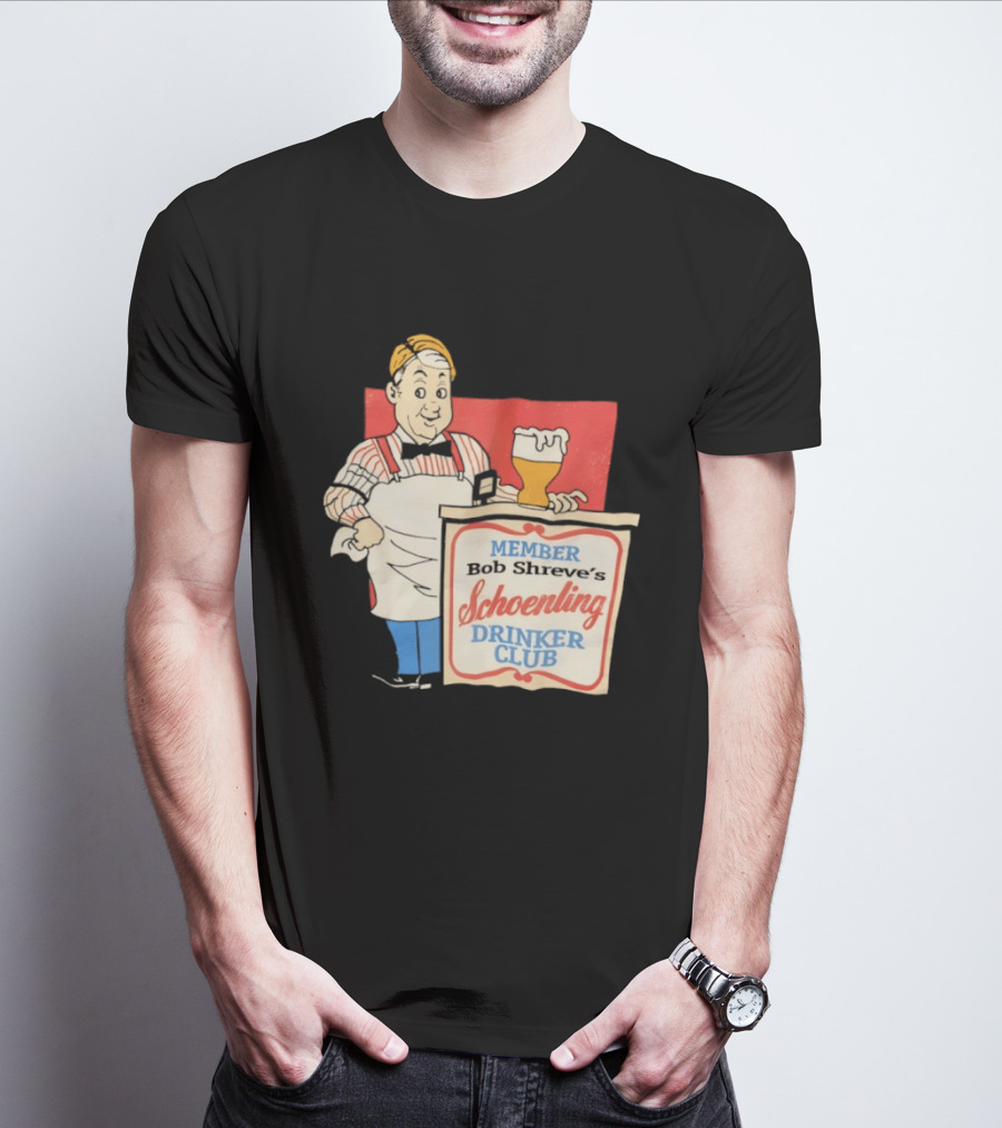 MEMBER Bob Shreve's Schoenling Drinker Club Beer T-Shirt