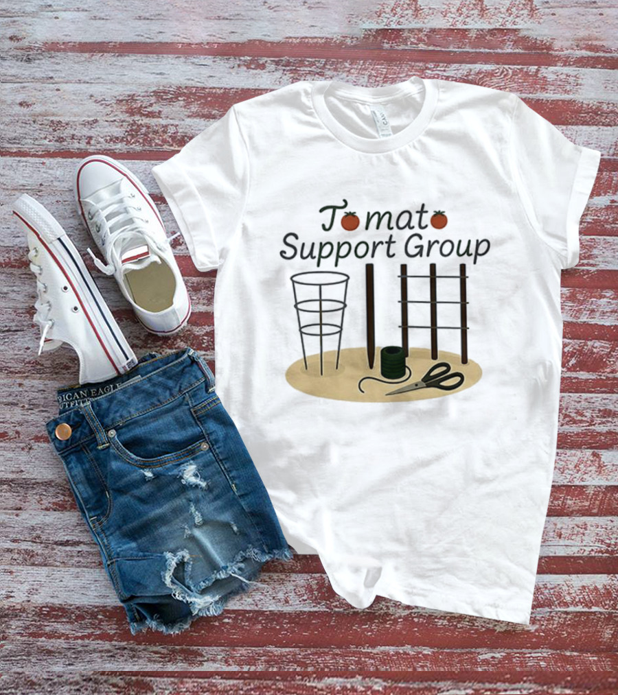 Tomato Support Group Gardening Tools And Equipment T-Shirt