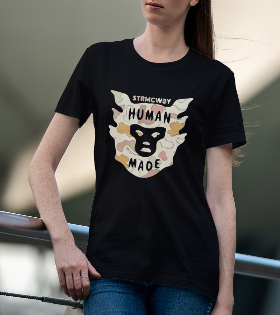 Strmcwby Human Made Camouflage Face T-Shirt
