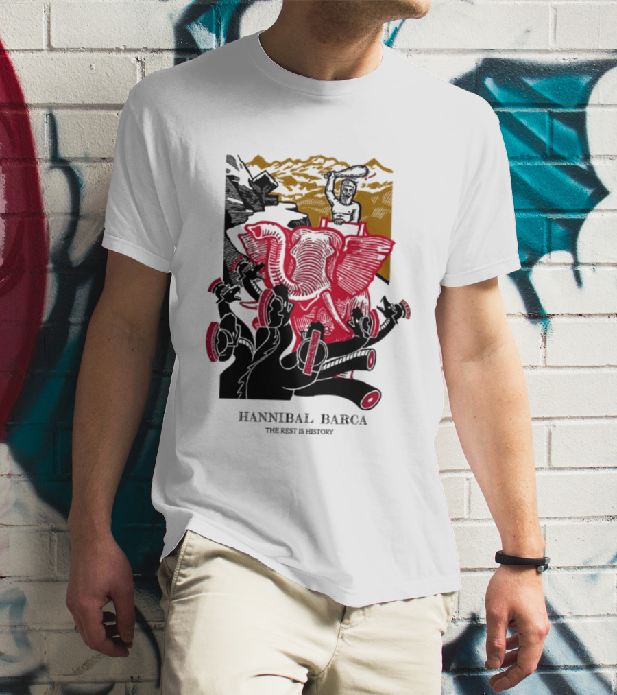 Hannibal Barca The Rest Is History Elephants And Soldiers Historical T-Shirt