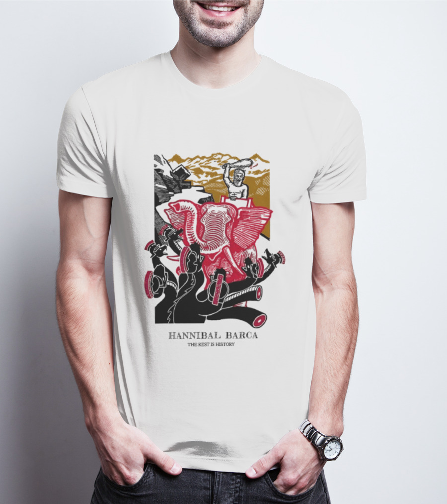 Hannibal Barca The Rest Is History Elephants And Soldiers Historical T-Shirt