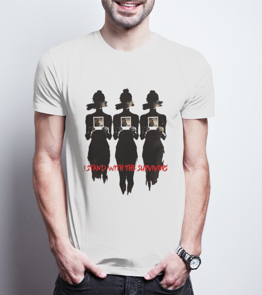 I Stand With The Survivors Epstein Victims T-Shirt