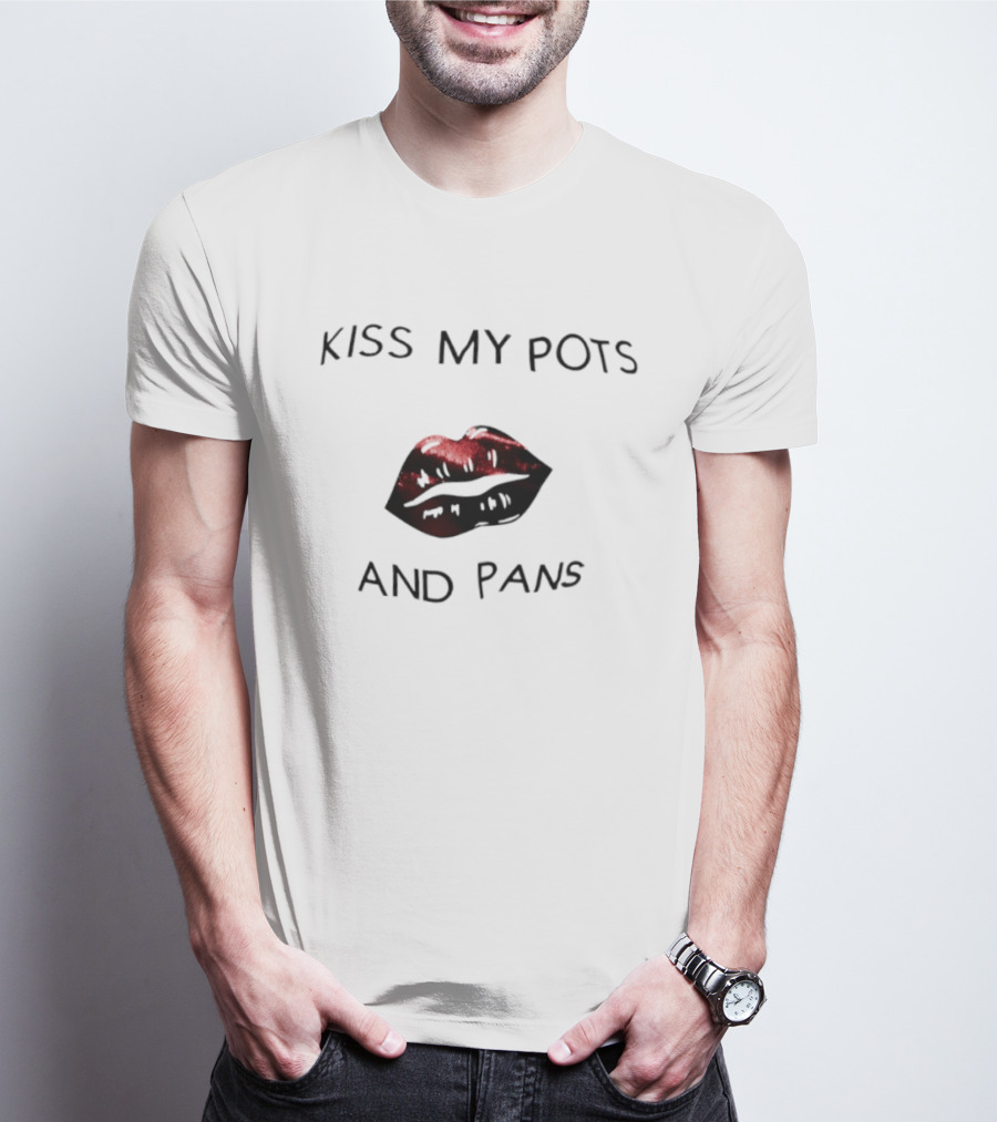 Kiss My Pots And Pans Red Lips T-Shirt