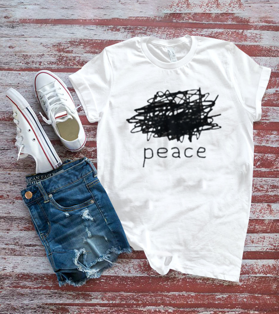 Peace Graffiti Scribble T-Shirt