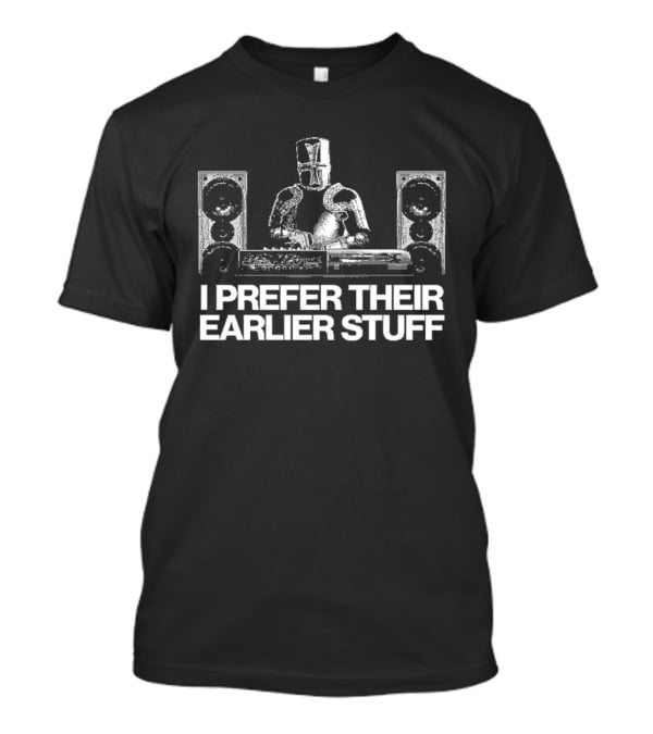 Medieval Knight DJ Mixing I Prefer Their Earlier Stuff T-Shirt
