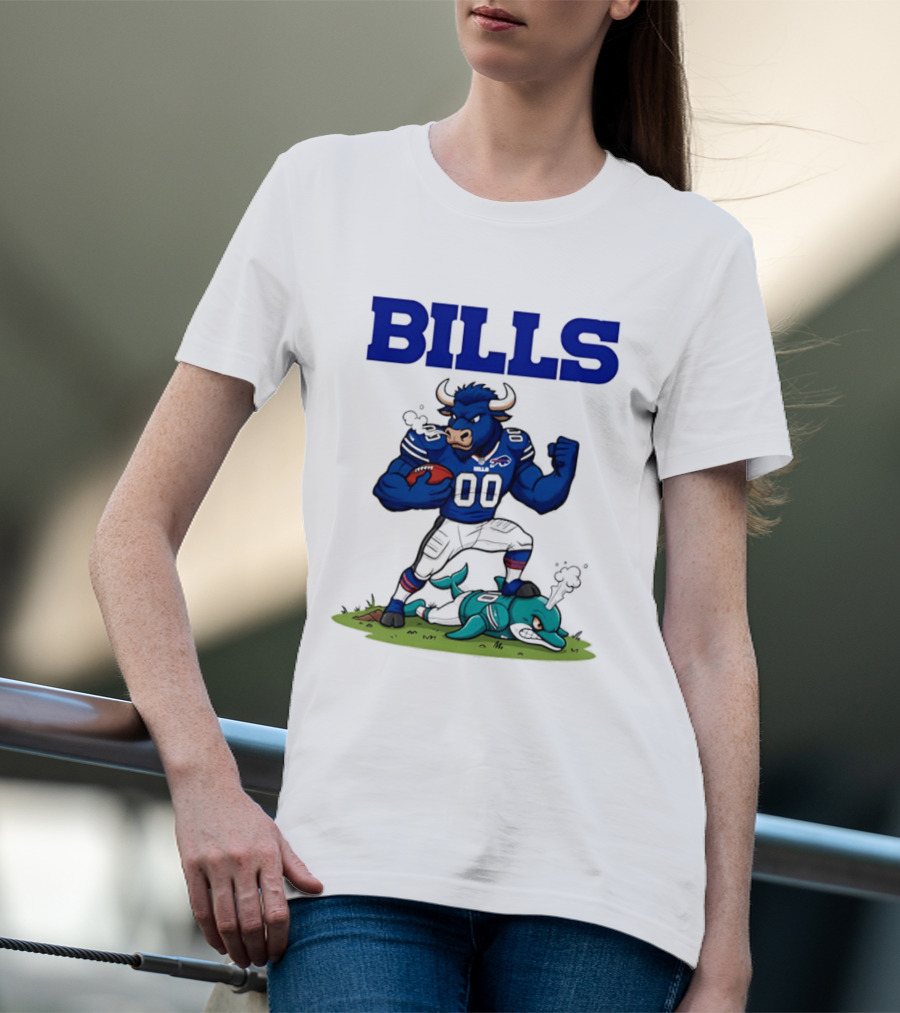 Buffalo Bills Vs Miami Dolphins Beat Dolphins Rivalries T-Shirt