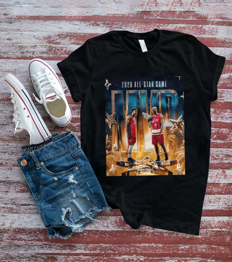 2026 All Star Game MVP Anthony Edwards Kobe Bryant Basketball Forever T-Shirt