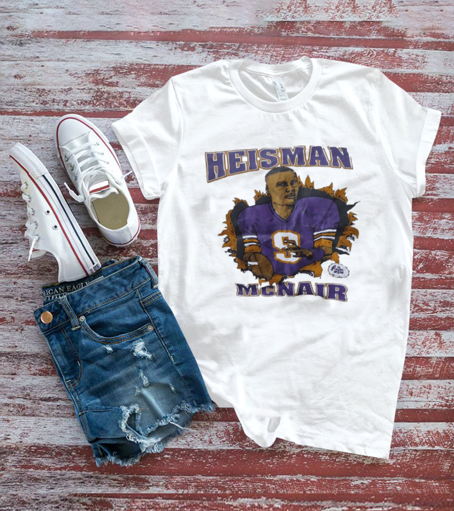 HEISMAN MCNAIR Purple Jersey Football T-Shirt