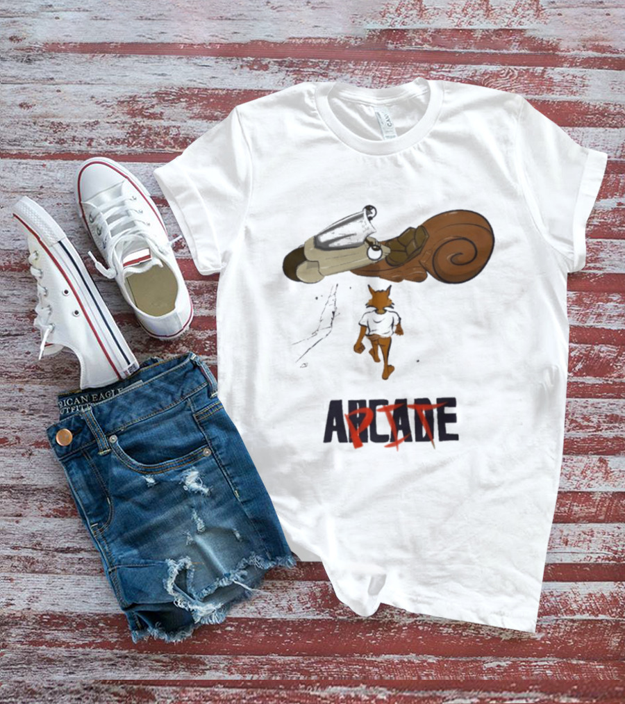 Smight Akira Arcade Pit Retro Futuristic Motorcycle Adventure T-Shirt