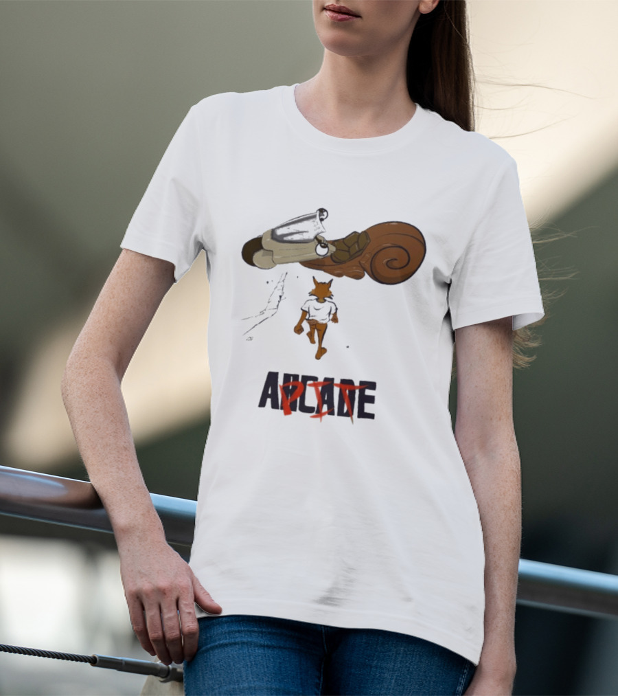 Smight Akira Arcade Pit Retro Futuristic Motorcycle Adventure T-Shirt
