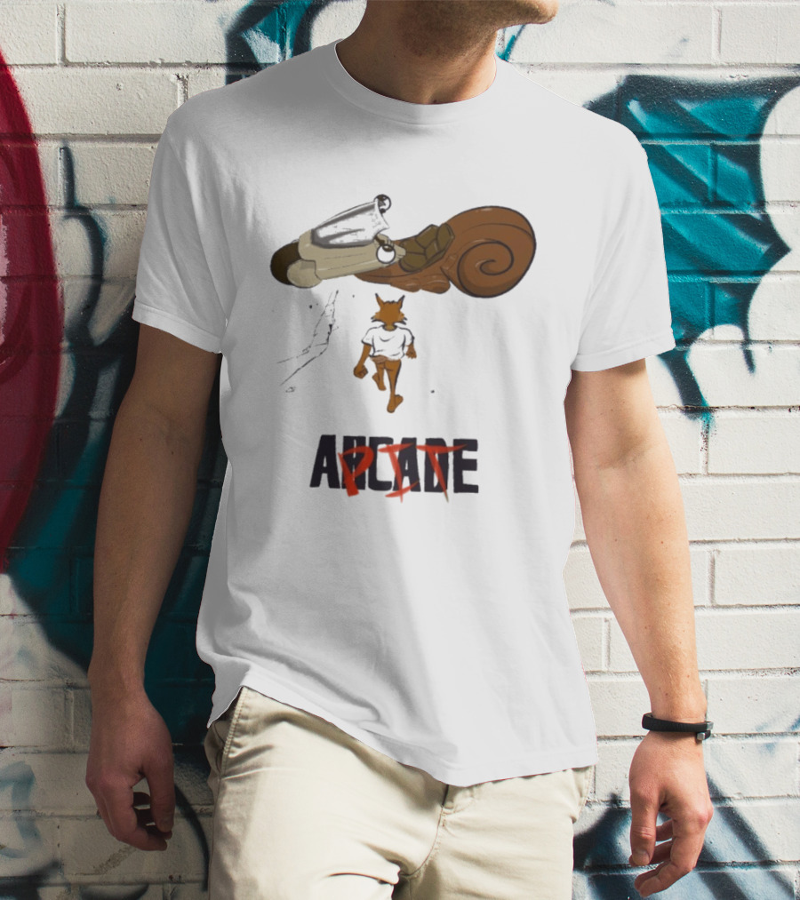 Smight Akira Arcade Pit Retro Futuristic Motorcycle Adventure T-Shirt