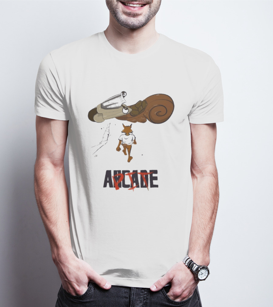 Smight Akira Arcade Pit Retro Futuristic Motorcycle Adventure T-Shirt