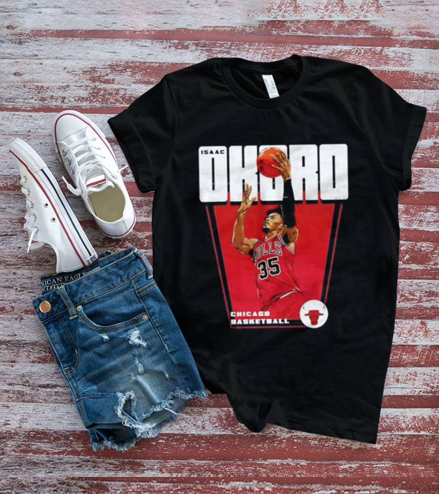 Chicago Basketball Okoro 35 Bulls Dunk T-Shirt