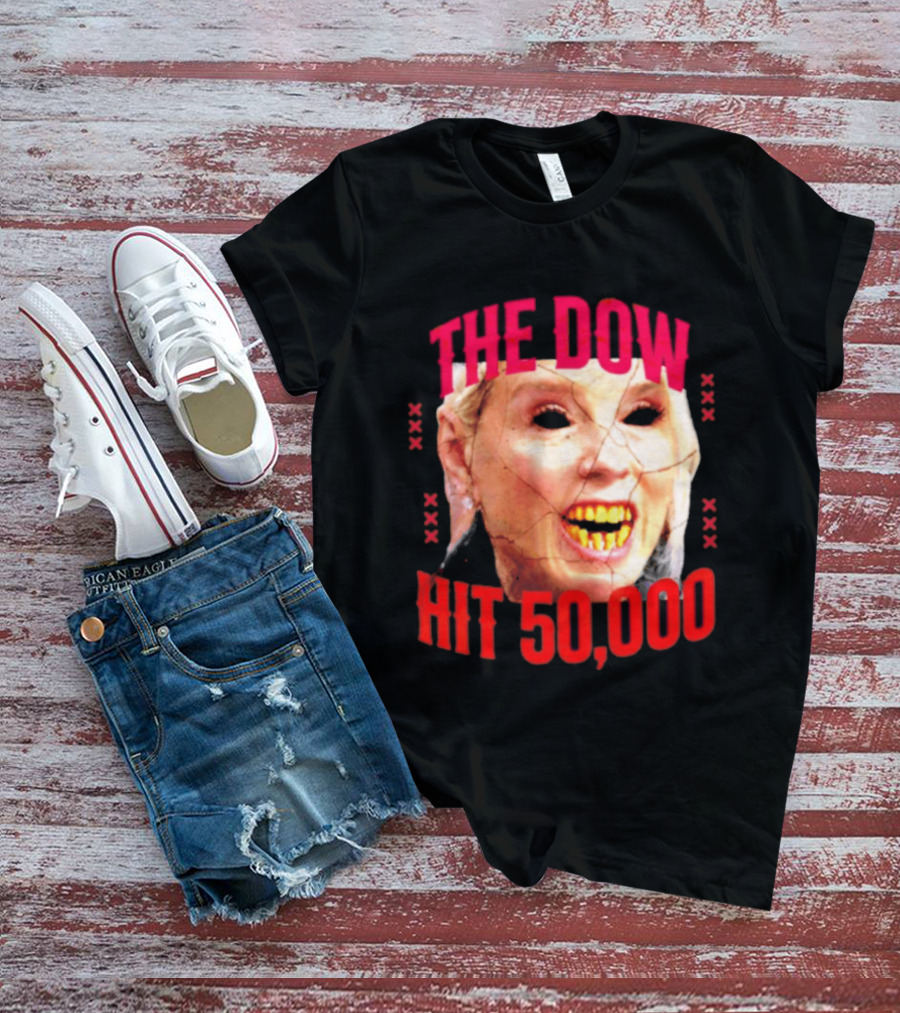 Pam Bondi The Dow Hit 50 000 Protest Epstein Files T-Shirt
