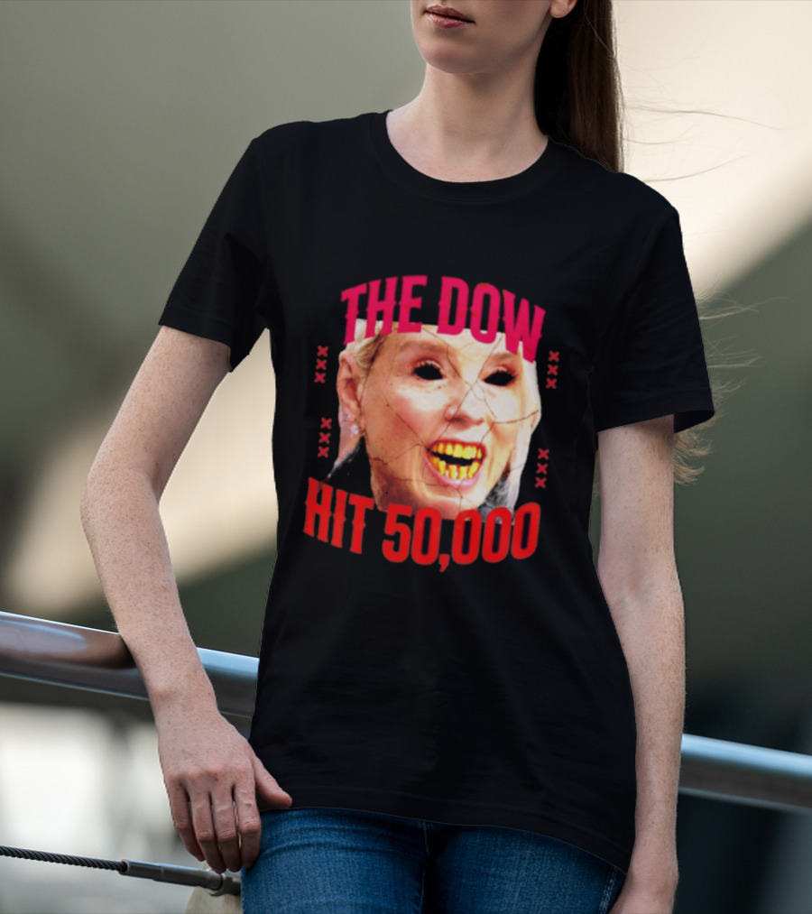 Pam Bondi The Dow Hit 50 000 Protest Epstein Files T-Shirt