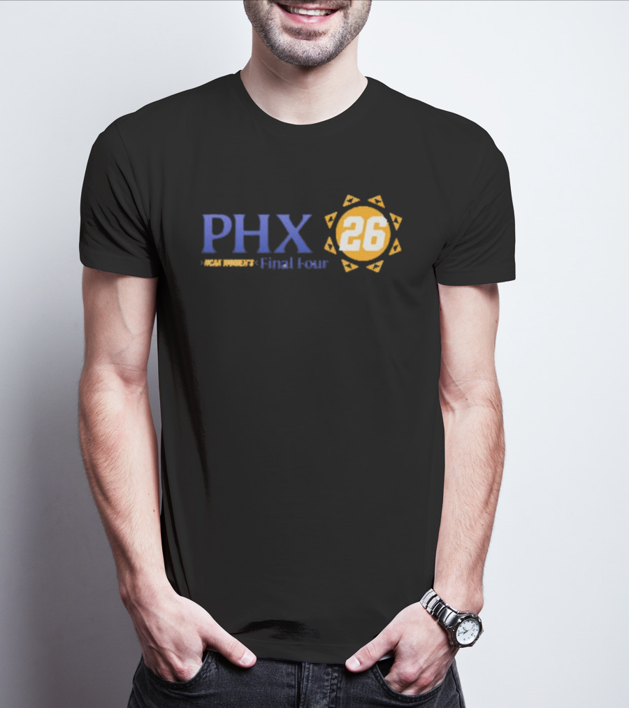 PHX 2026 NCAA Women's Final Four March Madness Basketball Event T-Shirt