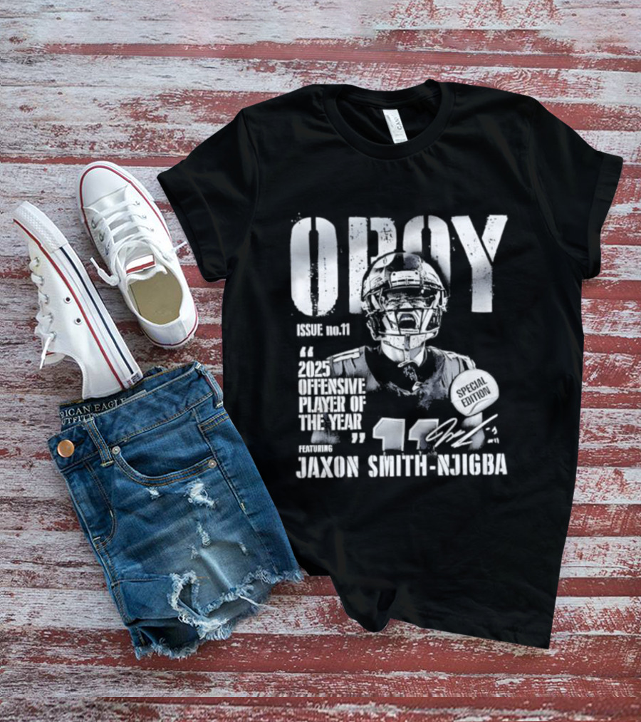Seattle Seahawks 2025 Offensive Player Of The Year Jaxon Smith Njigba 11 T-Shirt