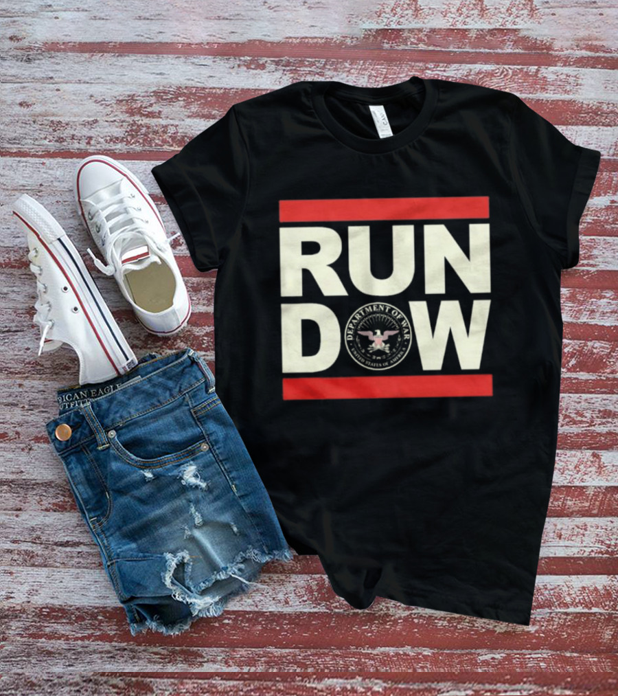 RUN DOW Department Of War Trump Seal T-Shirt