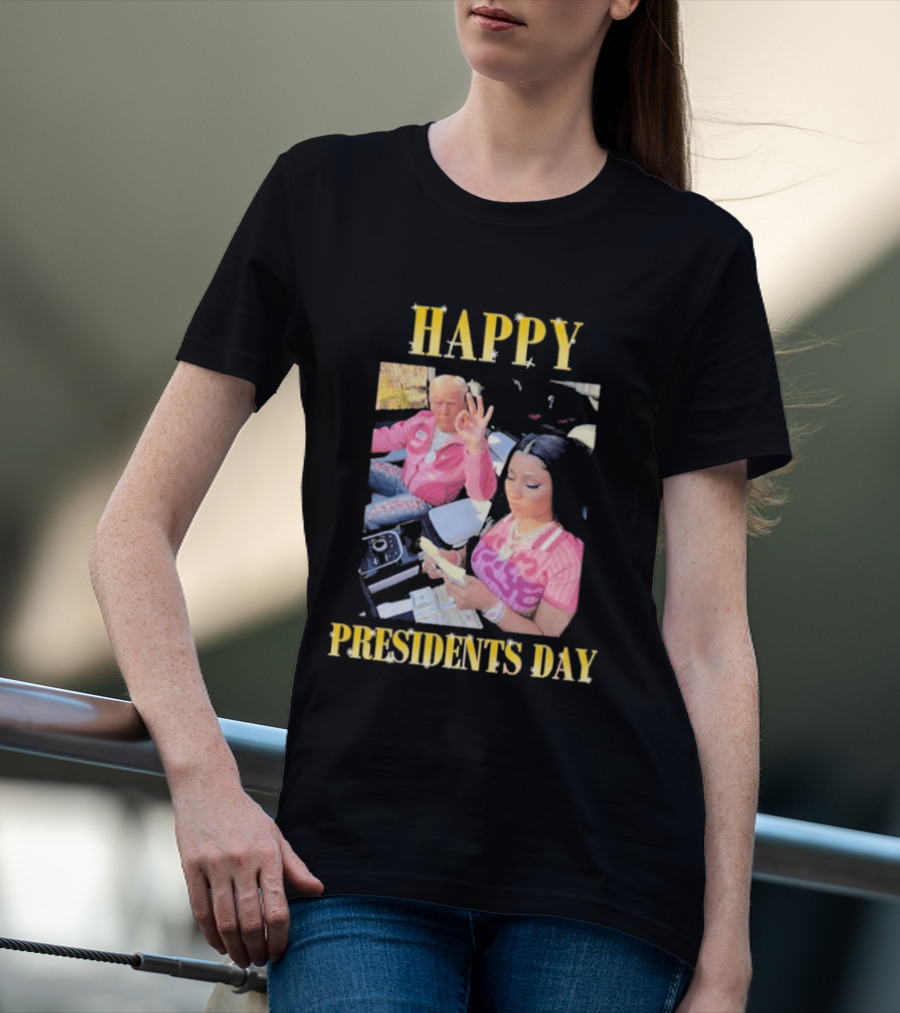 Happy Presidents Day Trump Nicky T-Shirt