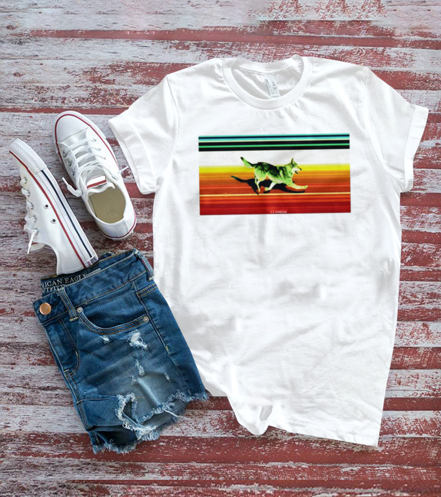 Nazgul The Wolfdog Omega Olympic Finish Stripes T-Shirt