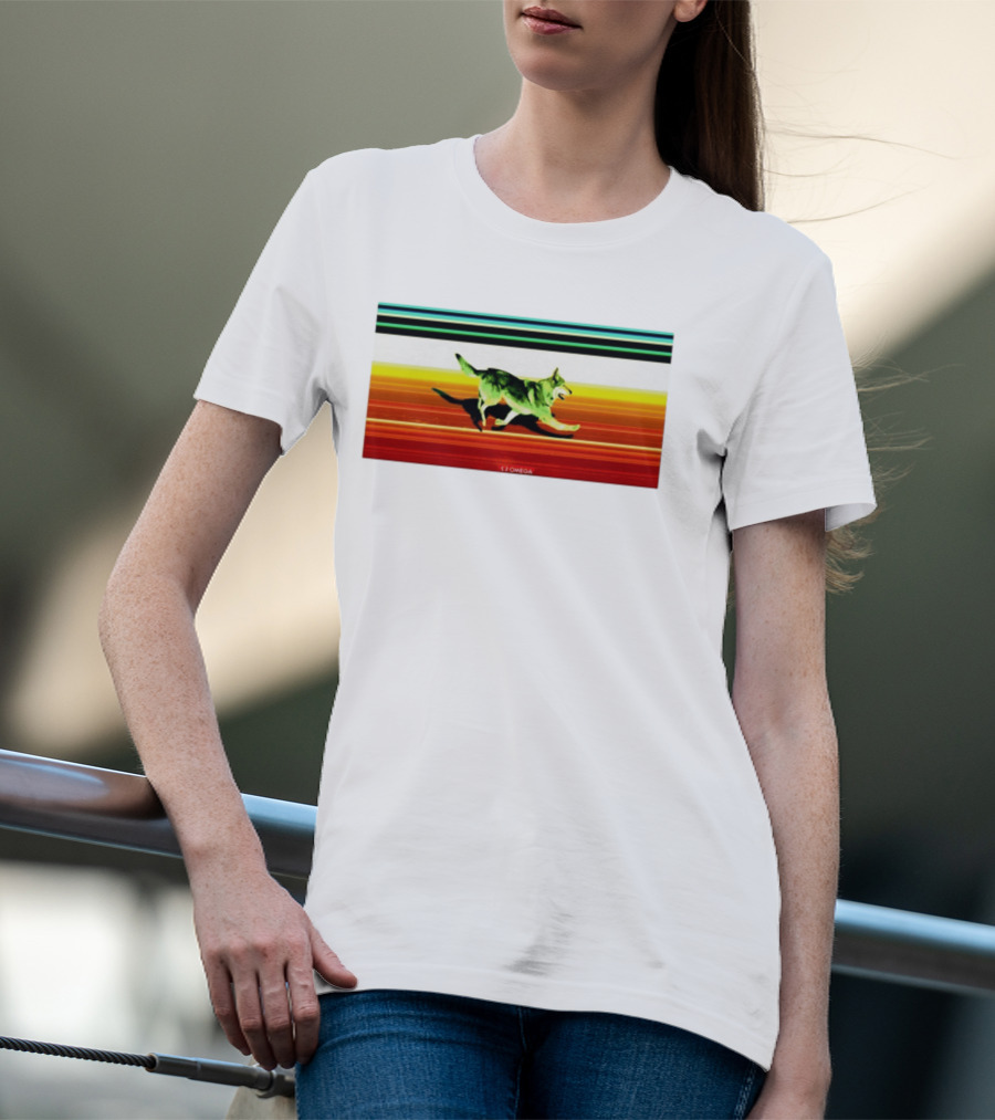 Nazgul The Wolfdog Omega Olympic Finish Stripes T-Shirt