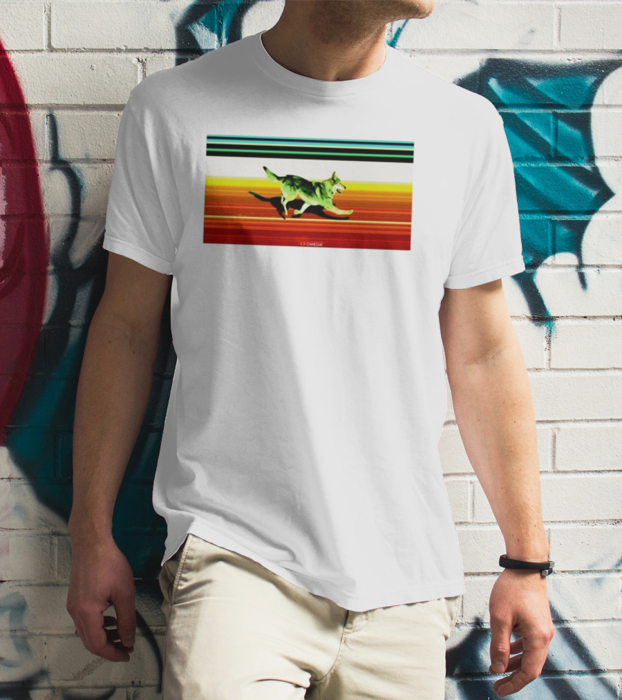 Nazgul The Wolfdog Omega Olympic Finish Stripes T-Shirt