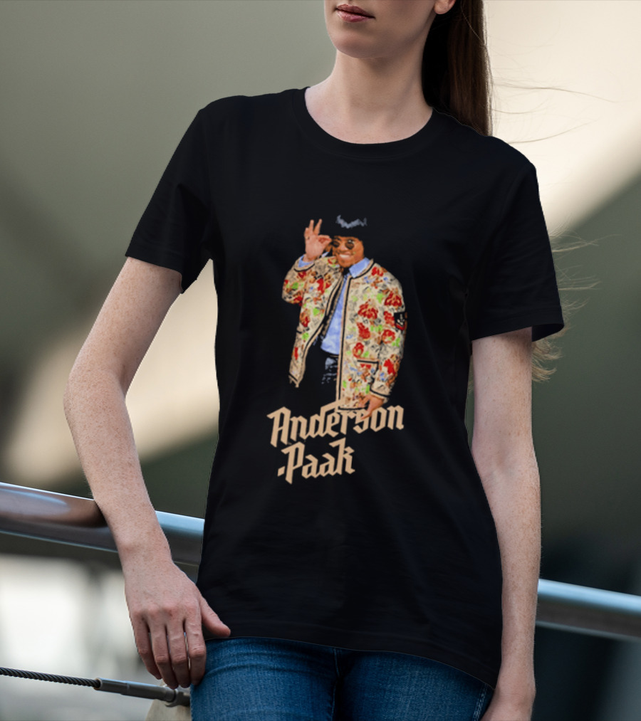 Anderson Paak Floral Jacket Style Moment T-Shirt