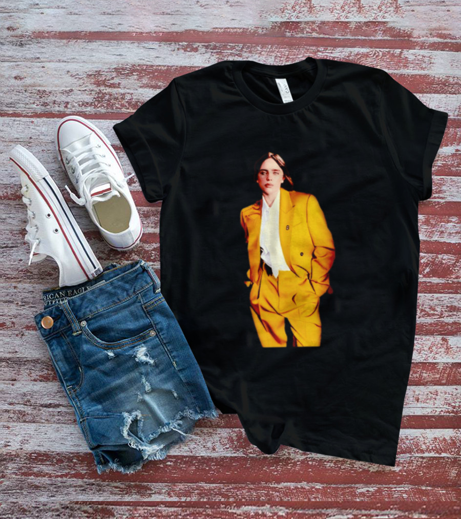 Billie Eilish Yellow Suit Fashion T-Shirt