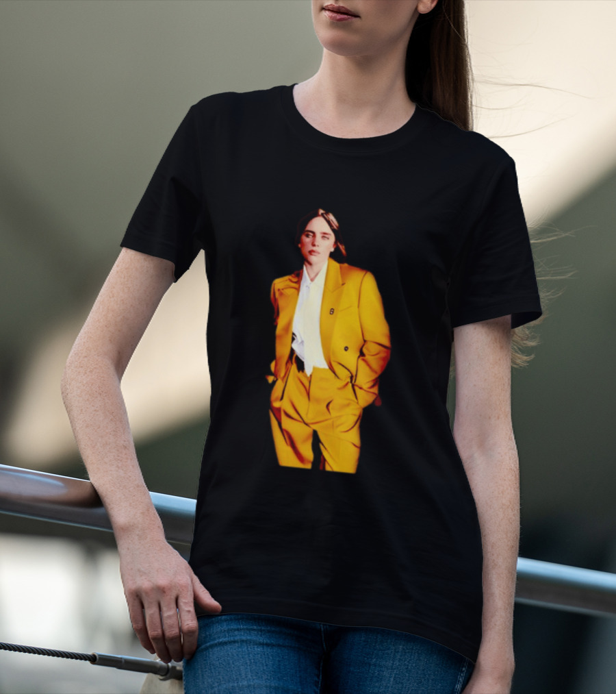Billie Eilish Yellow Suit Fashion T-Shirt