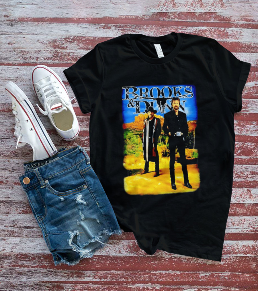 Brooks And Dunn Western Style Desert T-Shirt