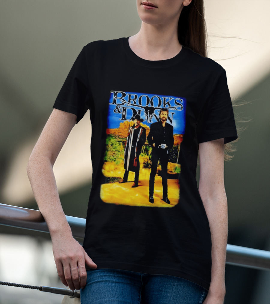 Brooks And Dunn Western Style Desert T-Shirt