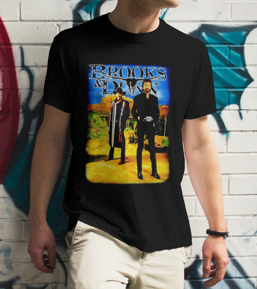 Brooks And Dunn Western Style Desert T-Shirt