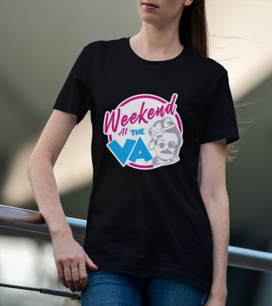 Weekend At The VA Iconic Silhouette Throwback T-Shirt
