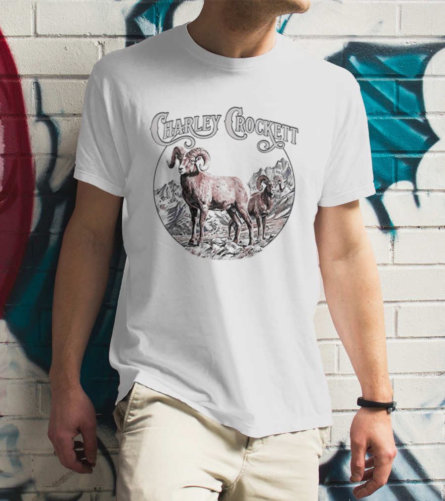 Charley Crockett Age Of The Ram Majestic Mountain Rams T-Shirt