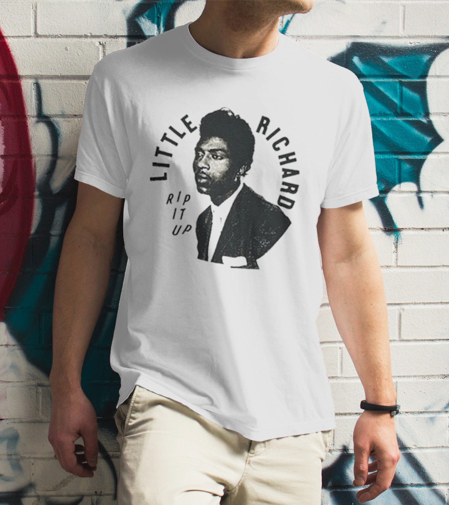 Little Richard Rip It Up Vintage Style Iconic Music T-Shirt