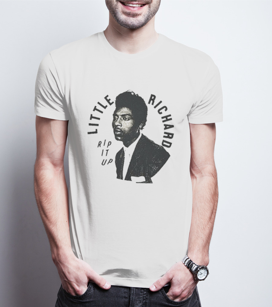 Little Richard Rip It Up Vintage Style Iconic Music T-Shirt