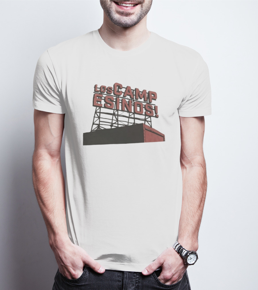 Los Campesinos Retro Marquee Sign T-Shirt