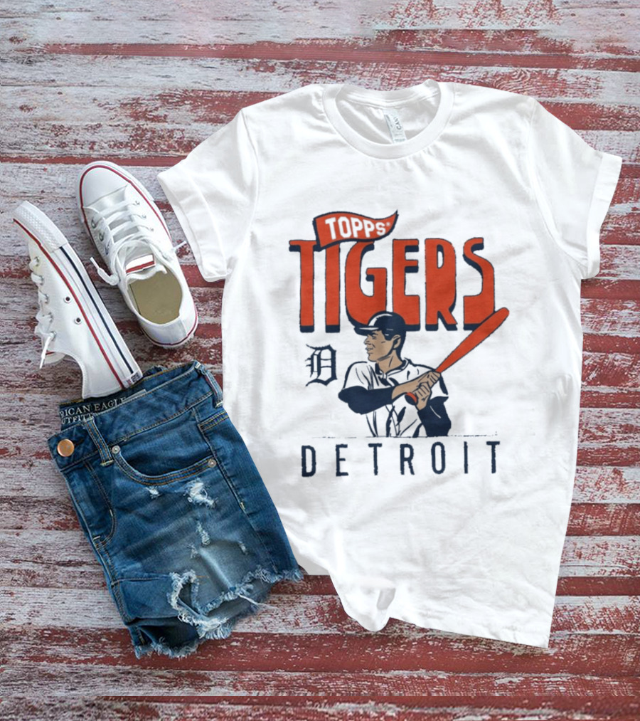 MLB Topps Detroit Tigers Raglan Player T-Shirt